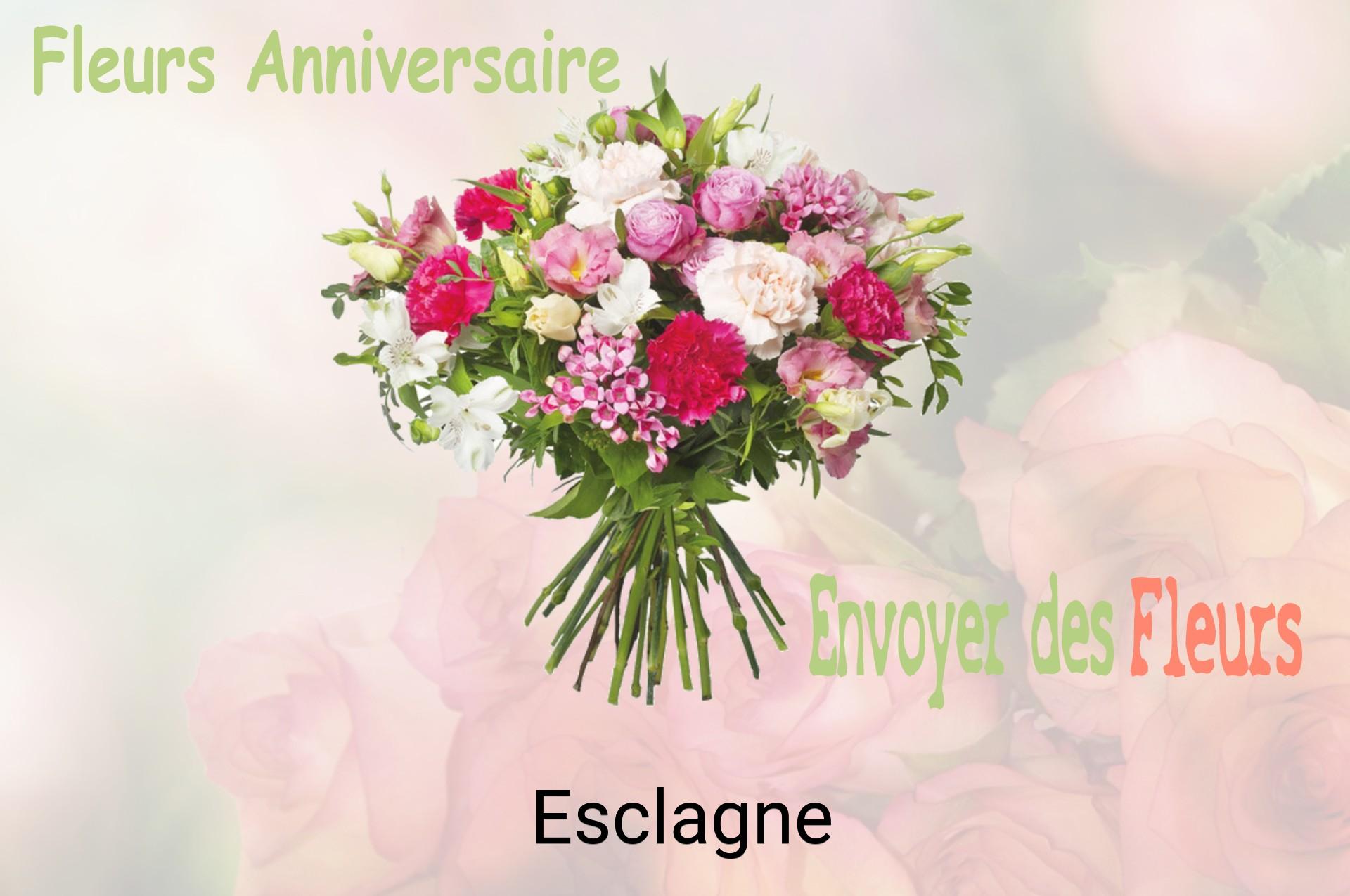 Bouquet de fleurs d’anniversaire livré à Esclagne